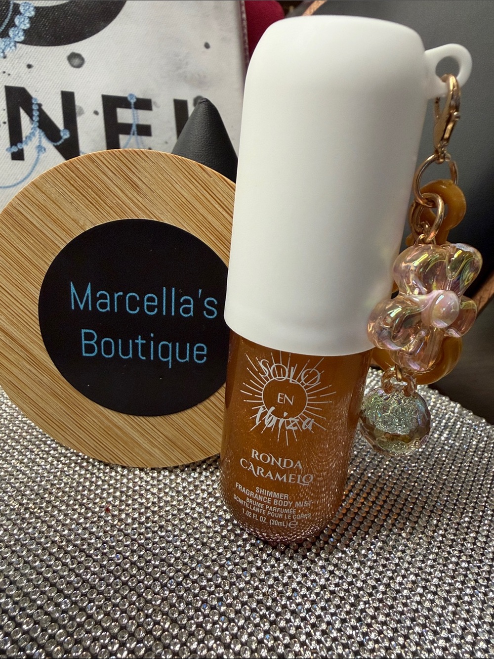 solo Ronda Caramelo Shimmer Body Mist — Caramel Gold